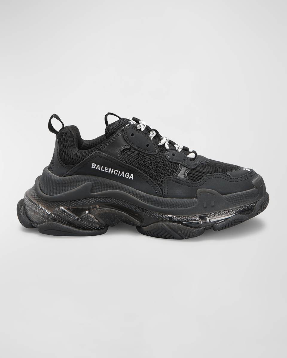 Triple S Clear-Sole Sneakers